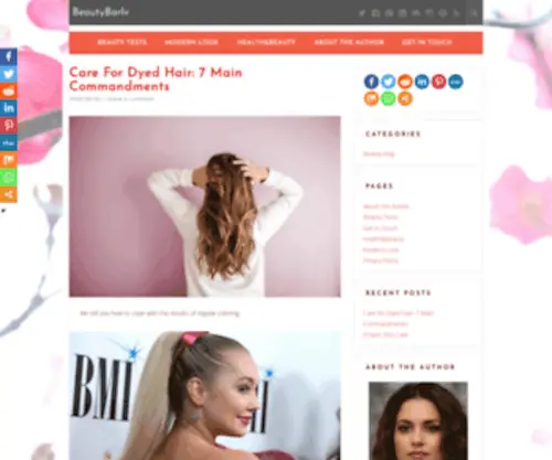 Beautybarlv.com(Beauty Care School) Screenshot