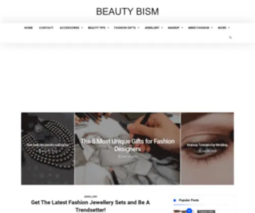 Beautybism.com(Beauty Bism) Screenshot