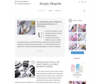 Beautyblogette.net(Beauty Blogette) Screenshot