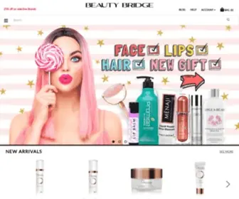 Beautybridge.com(Marketplace for Prestige Beauty) Screenshot