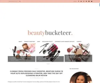 Beautybucketeer.com(Beauty Bucketeer) Screenshot