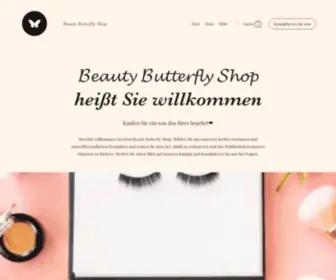 Beautybutterflyshop.com(Beauty Butterfly online Shop) Screenshot