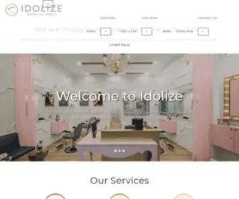 Beautybyidolize.com(IDOLIZE Brows and Beauty) Screenshot