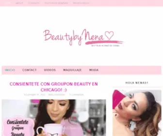 Beautybynena.com(Moda, Maquillaje, Belleza & Estilo de Vida) Screenshot