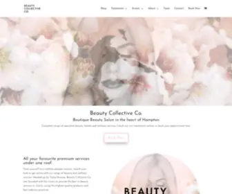 Beautycollectiveco.com.au(Beauty Specialists & Salons) Screenshot