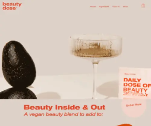 Beautydose.co(Beauty Supplements for Glowing skin) Screenshot