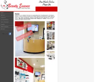 Beautyessence.com(Beauty Essence) Screenshot