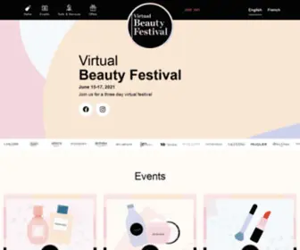 Beautyfestival.ca(Virtual Beauty Festival) Screenshot