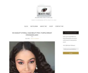 Beautyfile.co.uk(Makeup Tips) Screenshot