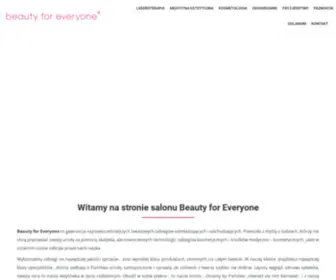 Beautyforeveryone.pl(Strona główna) Screenshot