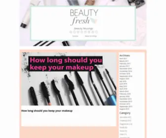 Beautyfresh.asia(Musings) Screenshot