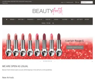 Beautyfresh.co.uk(Beauty Fresh UK Stocks Advanced Nutrition) Screenshot