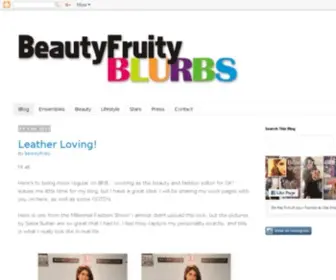 Beautyfruityblurbs.com(BeautyFruityBlurbs) Screenshot