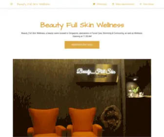 Beautyfullskinwellness.page(Beauty) Screenshot