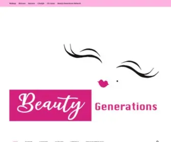 Beautygenerations.it(Beauty Generations) Screenshot