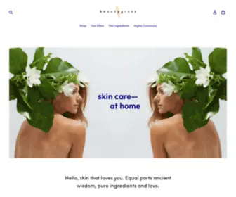 Beautygrass.com(BeautyGrass Skin Care) Screenshot