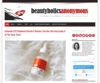 Beautyholicsanonymous.com(Beautyholics Anonymous) Screenshot