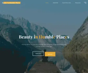 Beautyinhumbleplaces.com(A blog about my journey through life) Screenshot