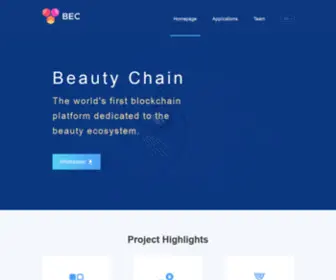 Beauty.io(Beauty Ecosystem Coin) Screenshot