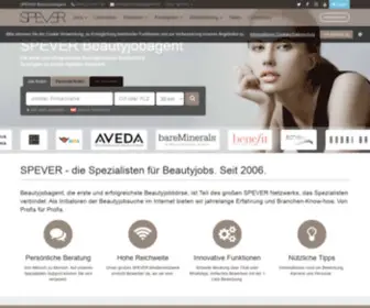 Beautyjobagent.com(Kosmetik Stellenangebote und Beauty Jobs) Screenshot