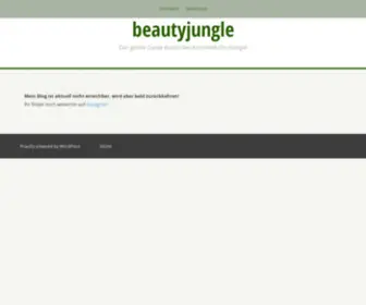 Beautyjungle.de(Beauty jungle) Screenshot