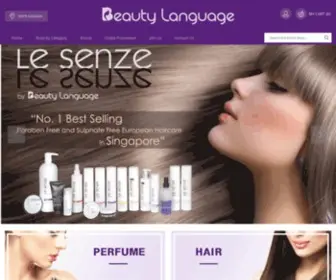 Beautylanguage.com(Beauty Language) Screenshot