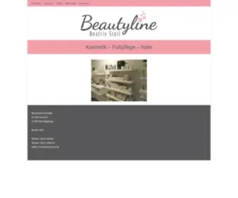 Beautyline.de(Beautyline Kosmetik Shop) Screenshot