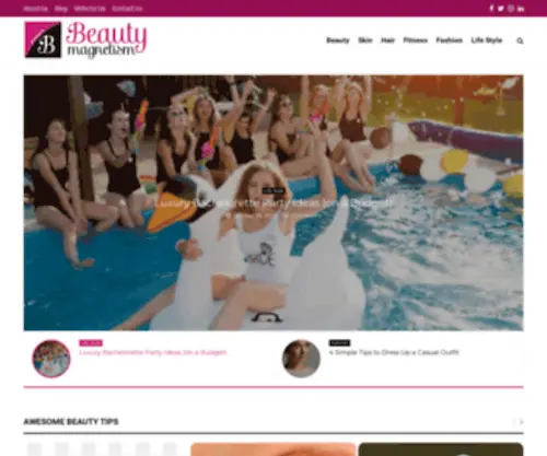 Beautymagnetism.com(Beauty Magnetism) Screenshot