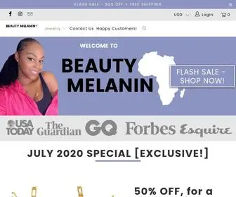 Beautymelanin.com(Beauty Melanin) Screenshot