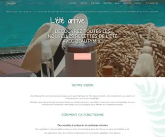 Beautymix.fr(Fabriquez facilement vos propres cosmétiques et produits) Screenshot