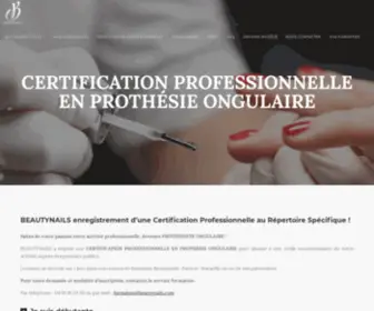 Beautynails-Formation-Ongles.com(Diplôme Prothésiste ongulaire) Screenshot