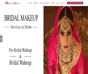 Beautynbridal.com(Beauty parlour services at home) Screenshot