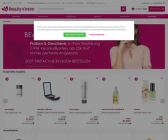 Beautynmore.de(Jetzt Kosmetik Online bestellen) Screenshot