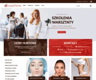 Beautynova.pl(Hurtownia medycyny estetycznej i kosmetyków) Screenshot