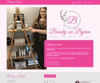 Beautyonbyron.co.nz(Beauty on Byron) Screenshot