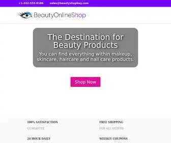 Beautyonlineshop.net(Beauty Online Shop) Screenshot