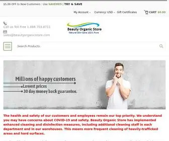 BeautyorganicStore.com(Buy Beauty Organic Store) Screenshot