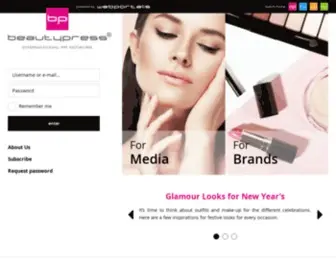 Beautypress.com(Free press materials for journalists & blog) Screenshot