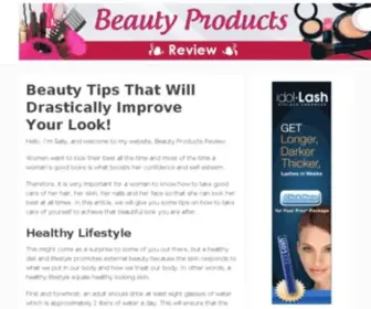 Beautyproductsreview.net(Bot Verification) Screenshot