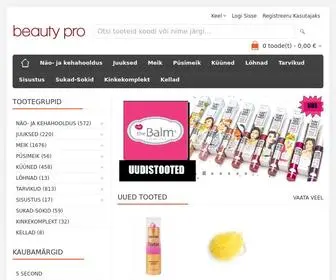 Beautypro.ee(Ilutoodete e) Screenshot