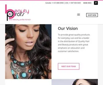 BeautyprofsGlobal.com(The Beauty Professionals) Screenshot