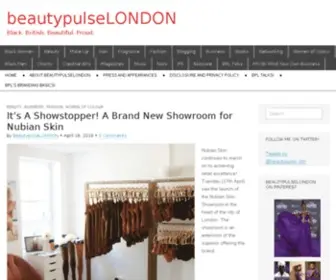 Beautypulselondon.com(Black) Screenshot