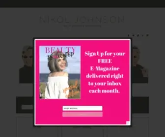 Beautyreinvented.com(On Air Beauty Expert Nikol Johnson Reinventing Beauty With Gray Hair) Screenshot