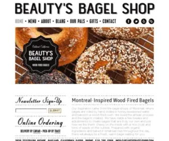 Beautysbagelshop.com(Beauty's Bagel Shop) Screenshot