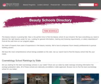 Beautyschoolsdirectory.com(Cosmetology & Esthetics Programs) Screenshot
