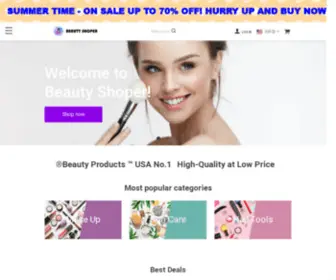 Beautyshoper.com(Beauty Products Online) Screenshot