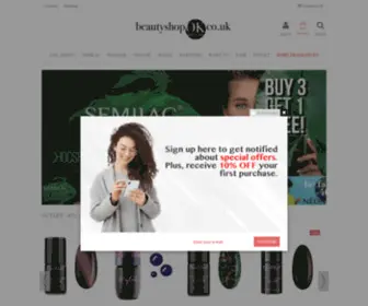 Beautyshopok.co.uk(Nails Hybrid and Gel UV) Screenshot