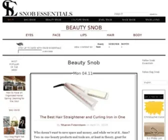 Beautysnob.com(beautysnob) Screenshot