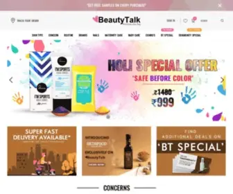 Beautytalk.in(Buy the best Korean skincare products in India) Screenshot