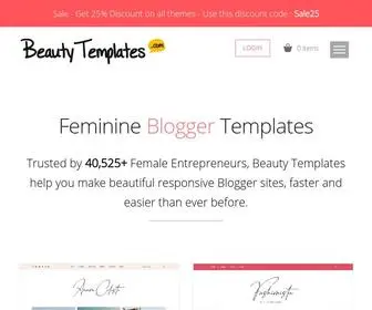 Beautytemplates.com(Beauty Templates) Screenshot